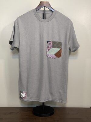 Patchwork Pocket T-Shirt - Gravel Gray (MED) - 01